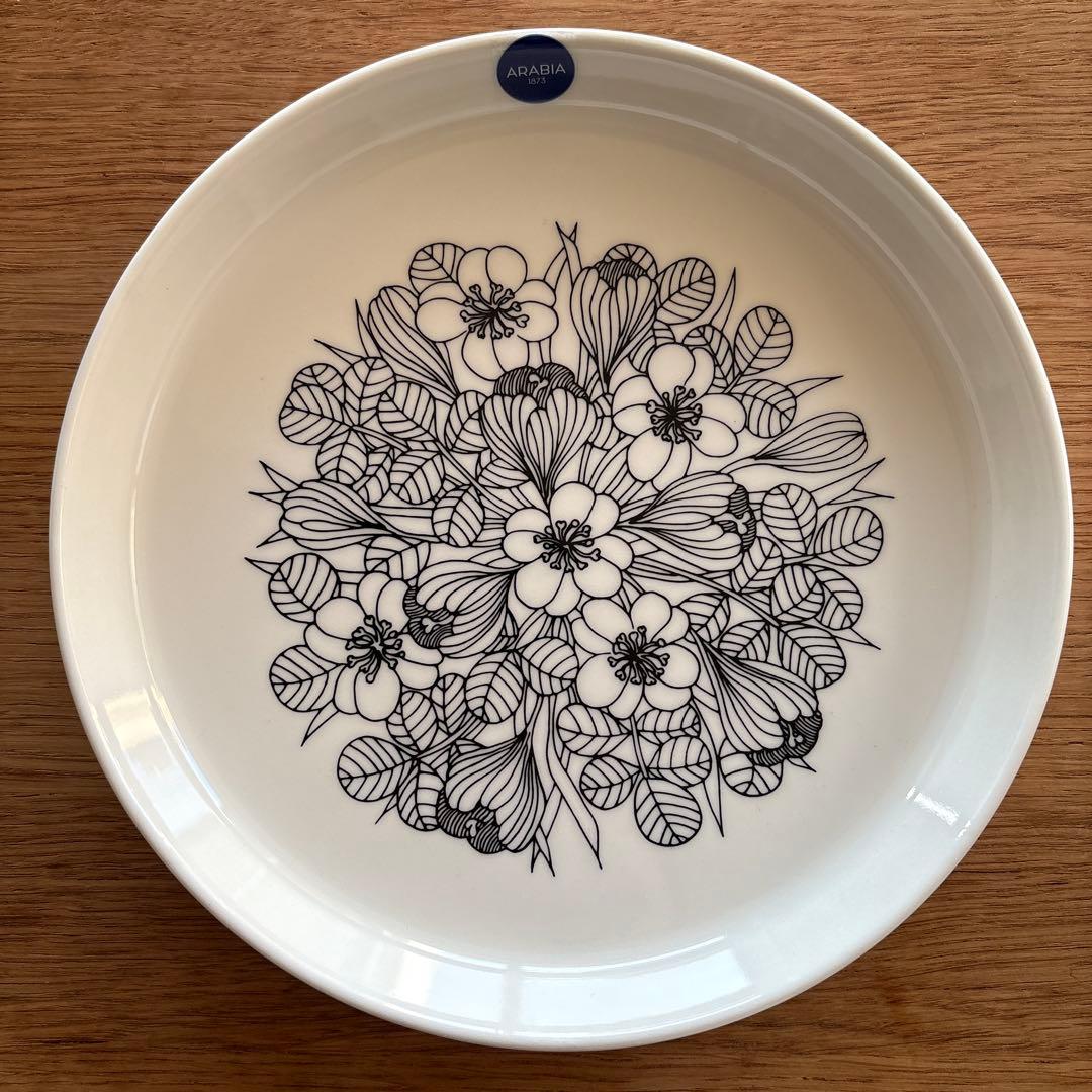 新品アラビアARABIAクロッカス マグカップ　300ml プレート　19㎝