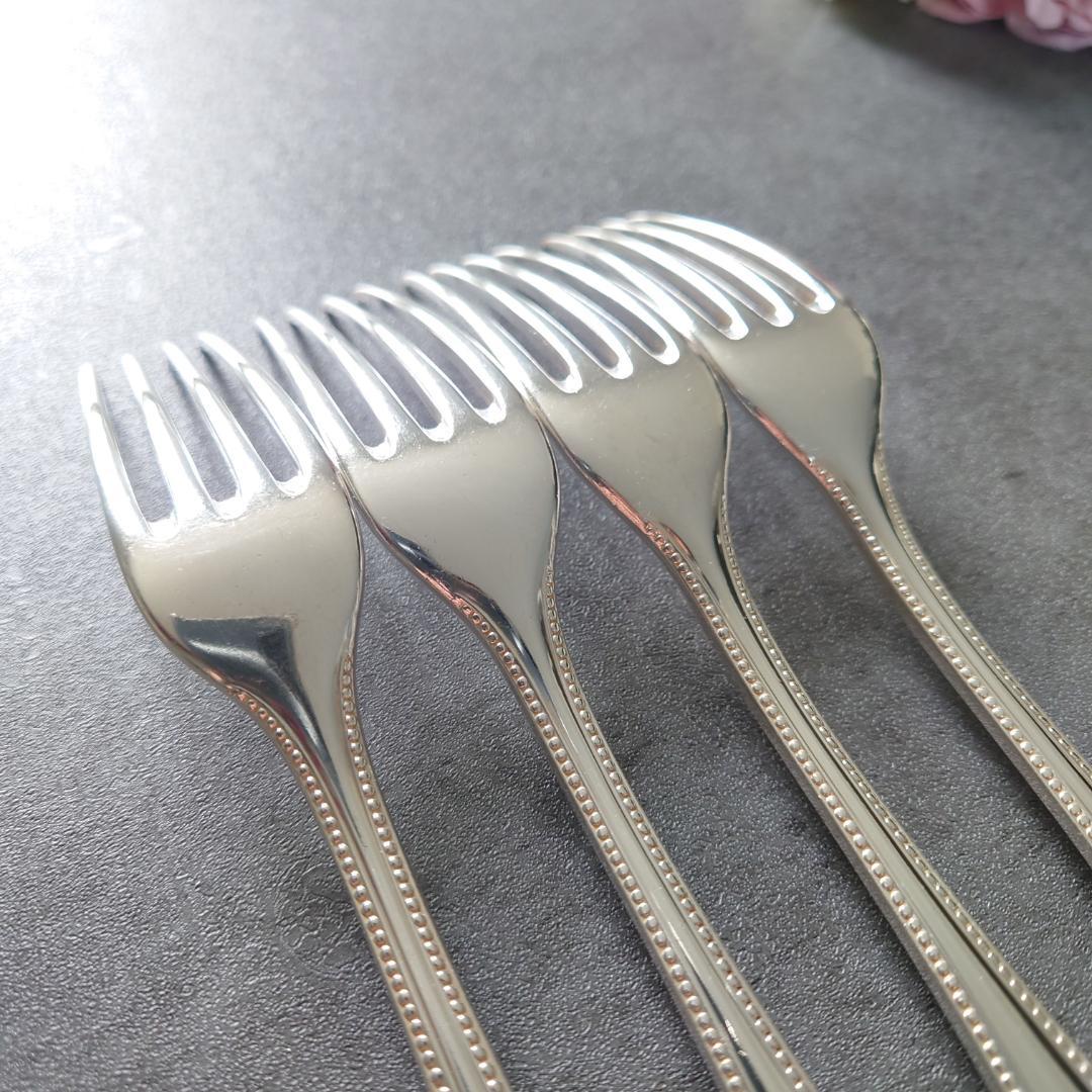 希少 クリストフル パール スタンダードフォーク 4点