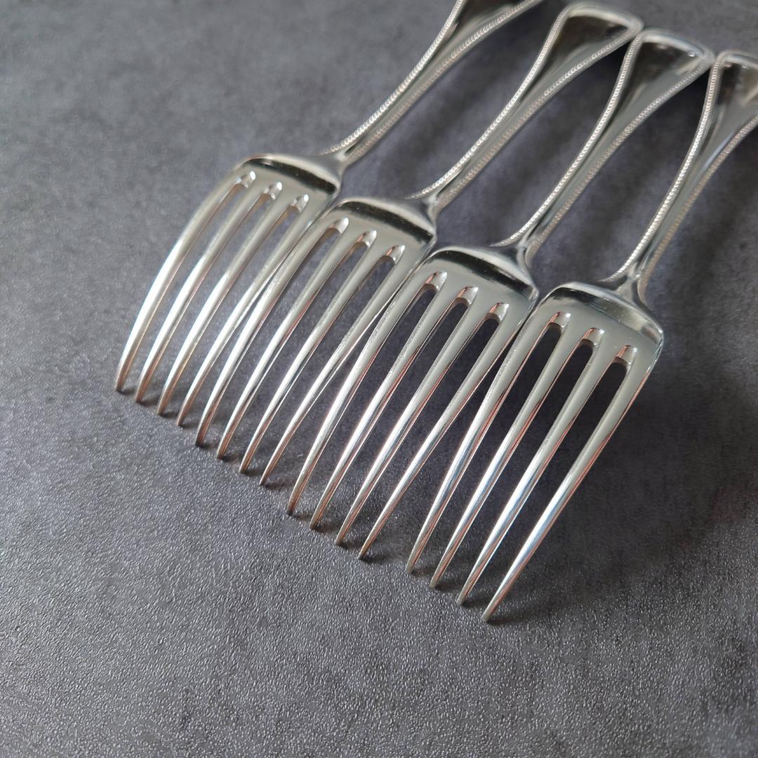 希少 クリストフル パール スタンダードフォーク 4点