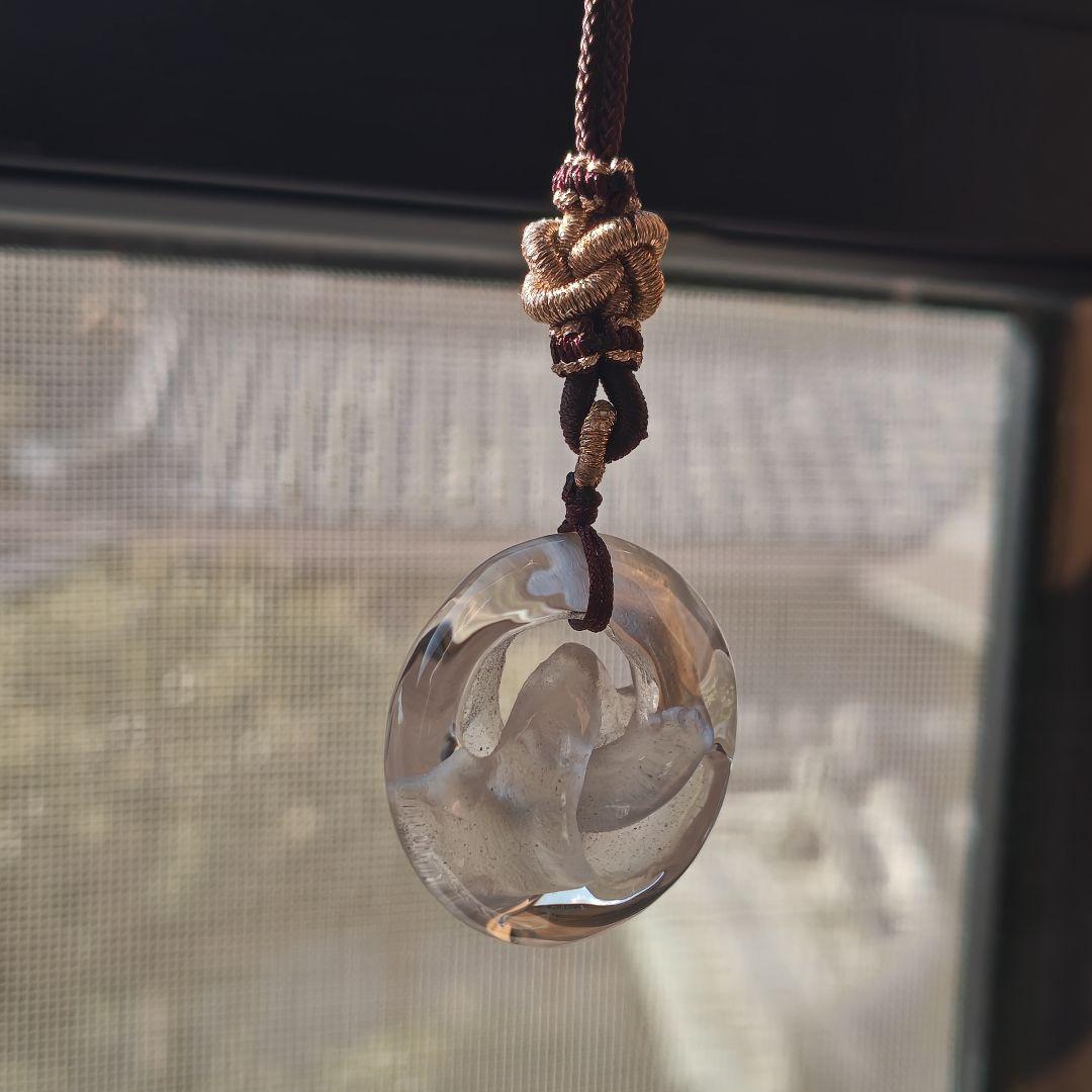 お迎え済です♡2024✩水晶　インフィニティ最強紐ネックレス