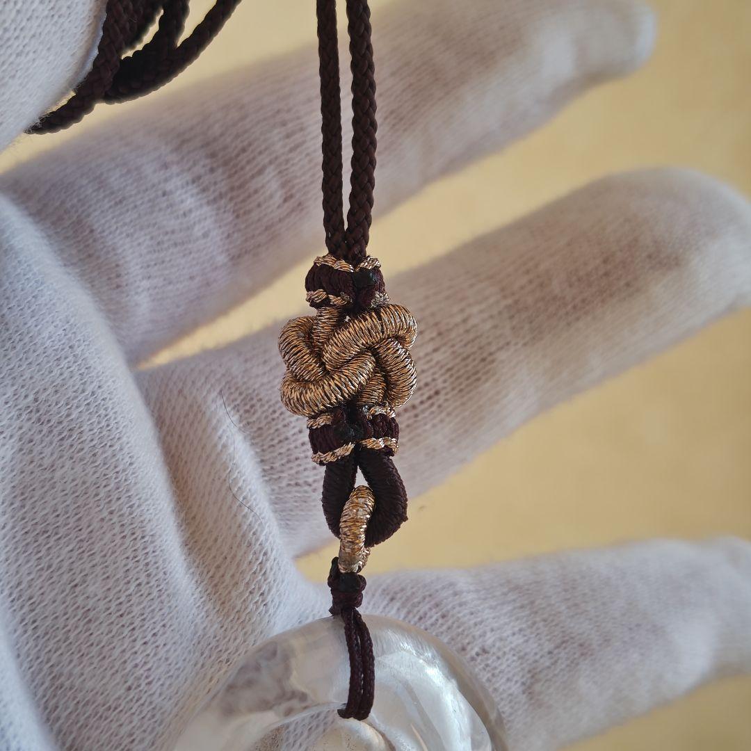 お迎え済です♡2024✩水晶　インフィニティ最強紐ネックレス