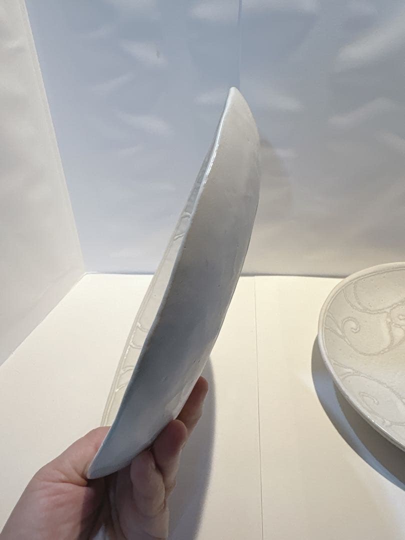 新品⭐︎沖縄　やちむん　お皿　2枚セット　白