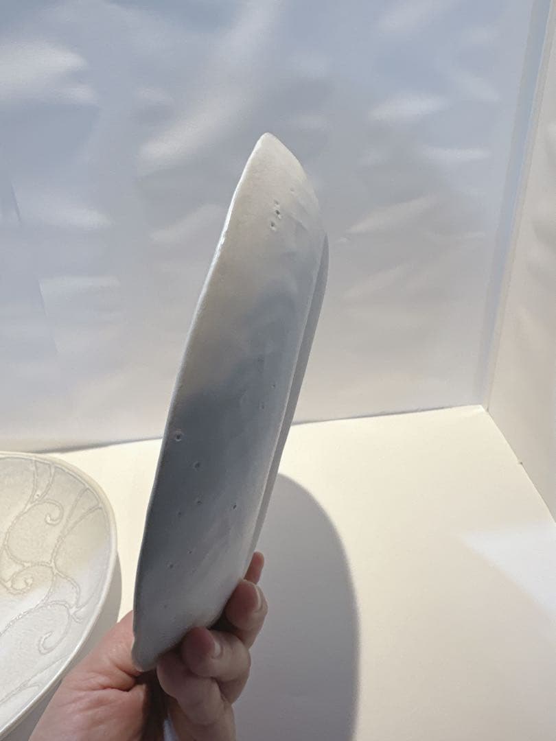 新品⭐︎沖縄　やちむん　お皿　2枚セット　白