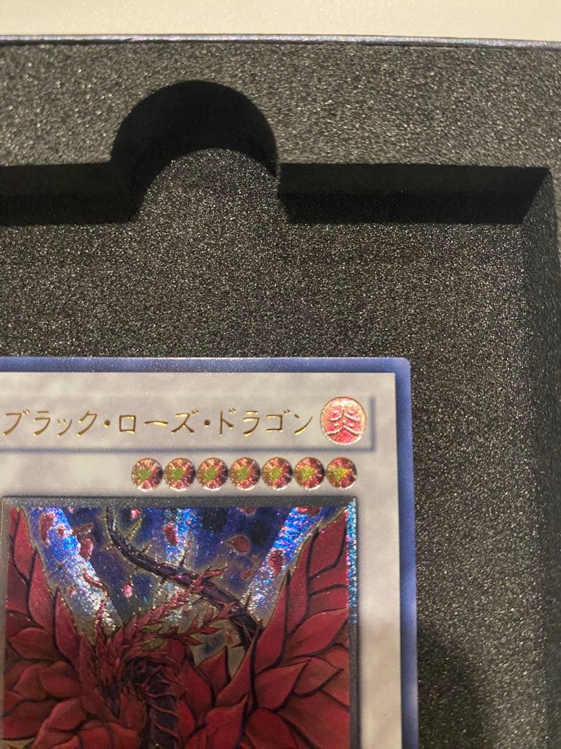 1軍コレ　極美品　レリーフブラック・ローズ・ドラゴン CSOC-JP039