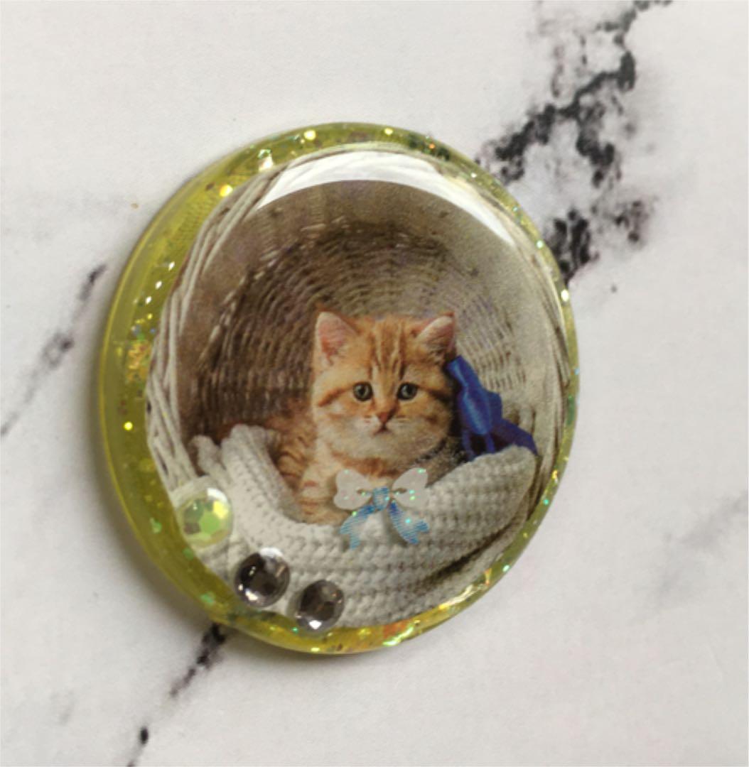 レジンヘアゴム♡かごの中猫ちゃん・再販不可