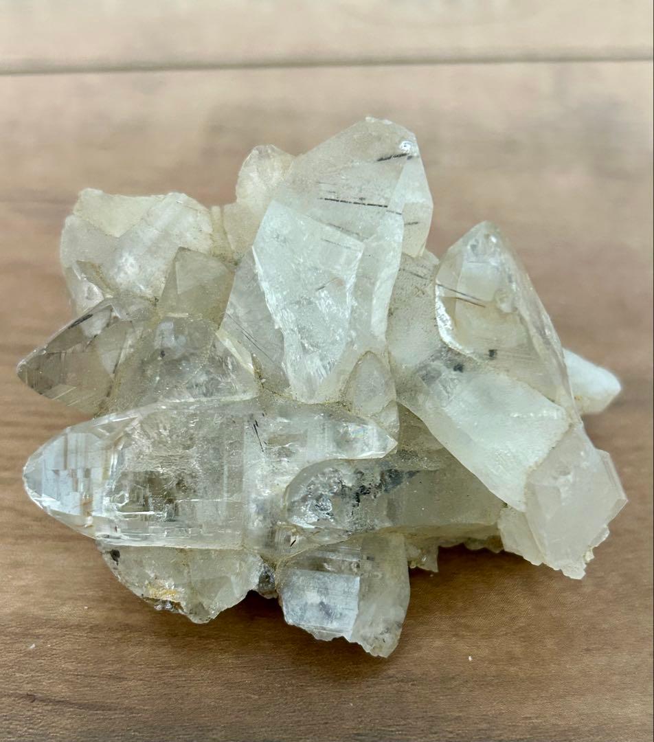 スカルドゥ産 スモーキークォーツ ブラックトルマリン共生クラスター