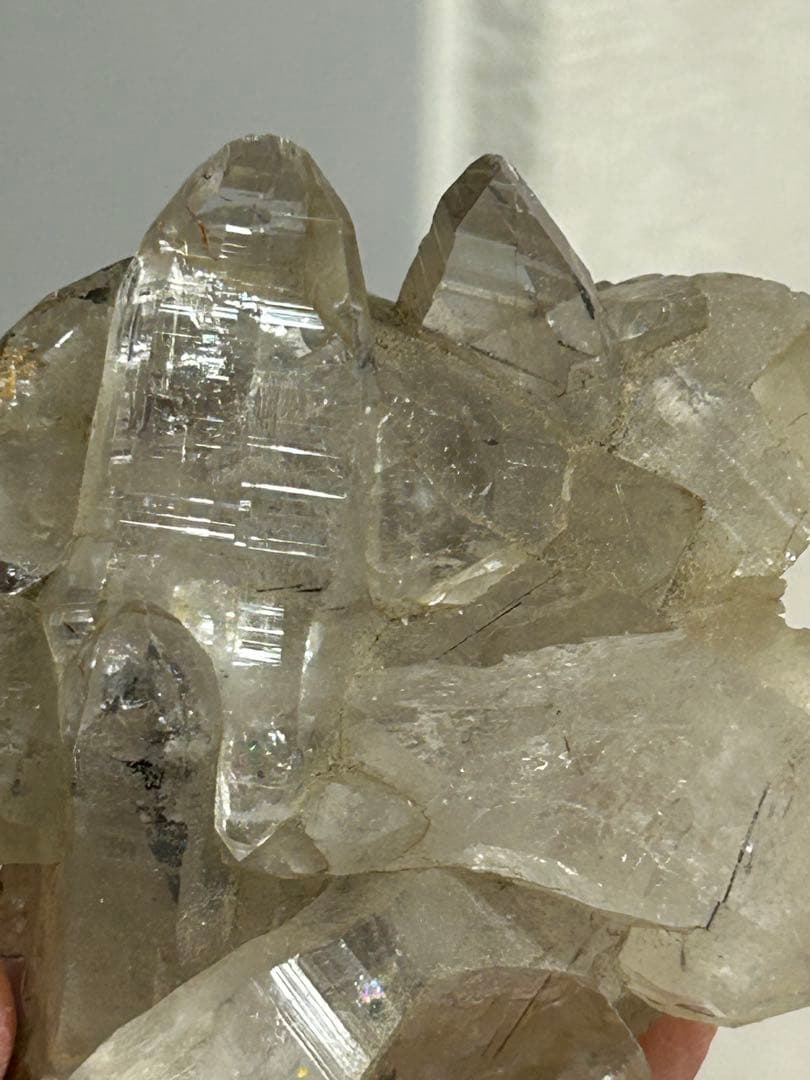 スカルドゥ産 スモーキークォーツ ブラックトルマリン共生クラスター