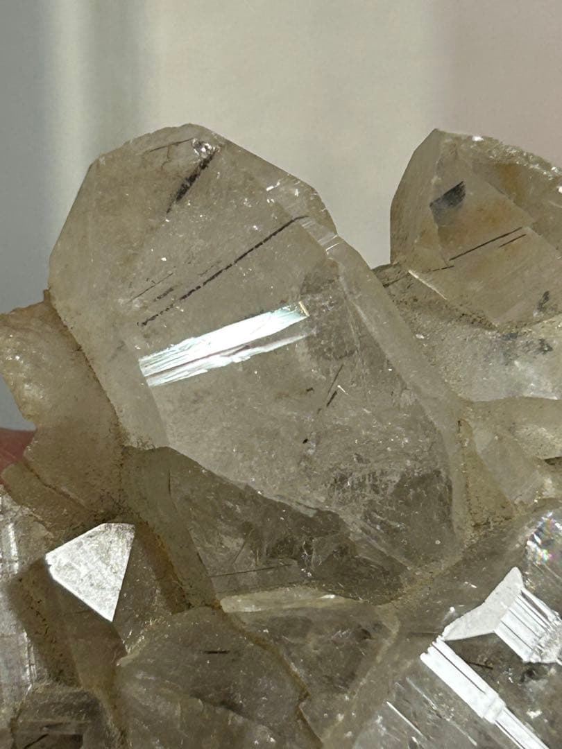 スカルドゥ産 スモーキークォーツ ブラックトルマリン共生クラスター