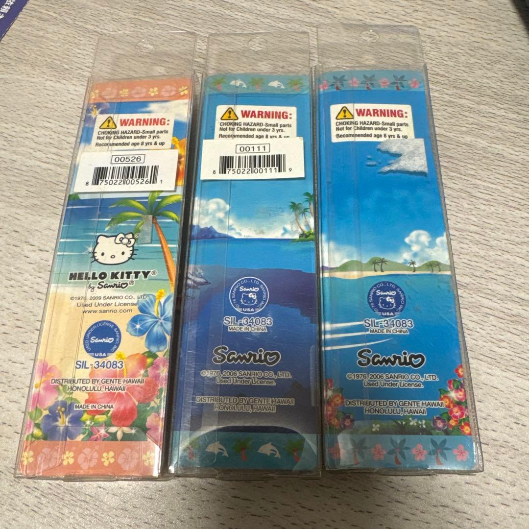 グアム　サイパン　ハワイ　ご当地キティちゃん　3点セット