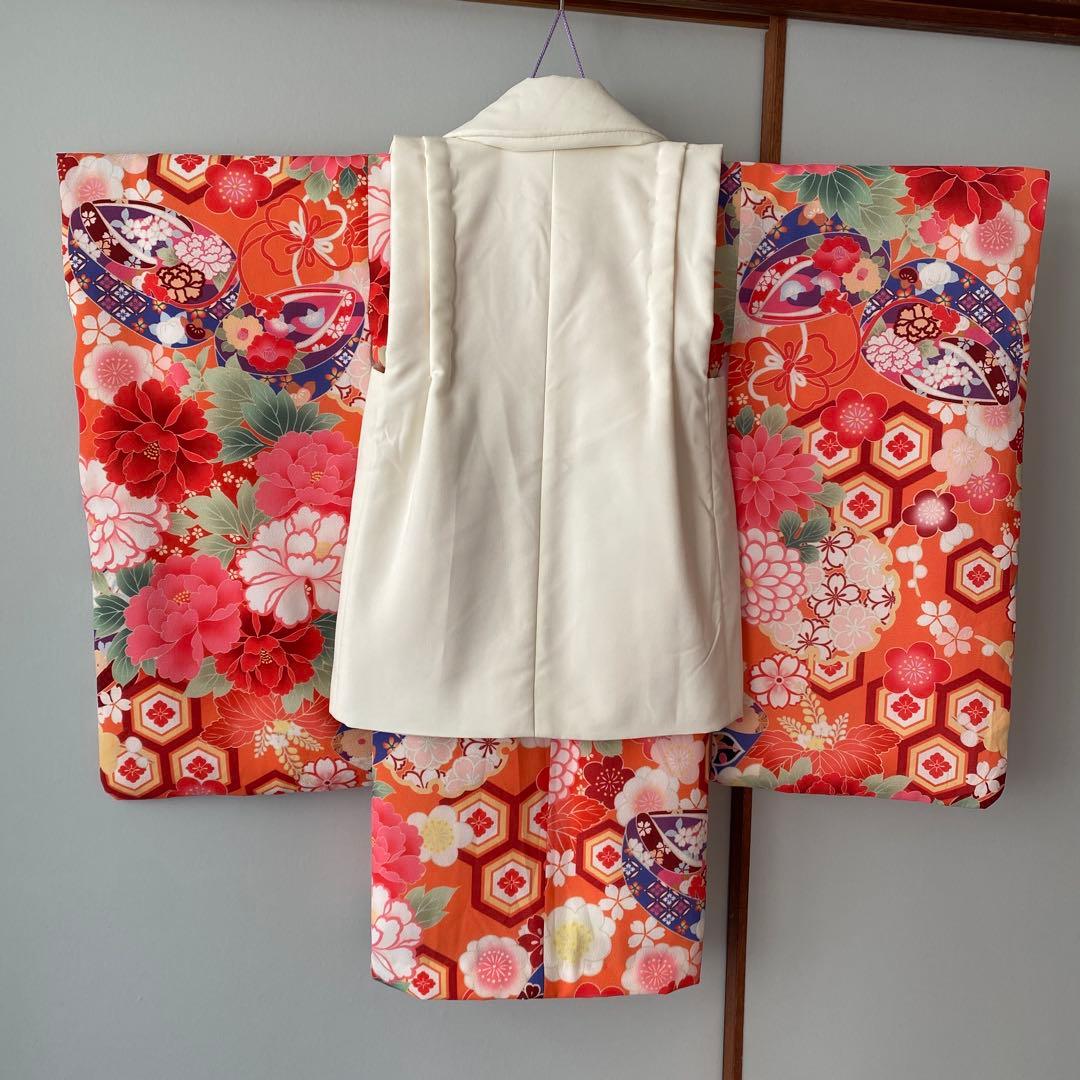 キャサリンコテージ　七五三　着物　3歳　双子コーデ　被布　襦袢付き　2セット