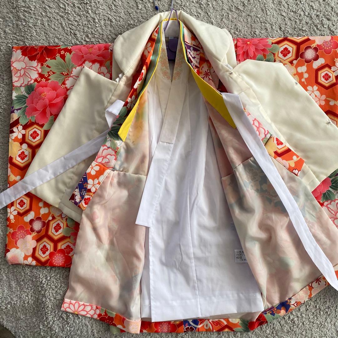キャサリンコテージ　七五三　着物　3歳　双子コーデ　被布　襦袢付き　2セット