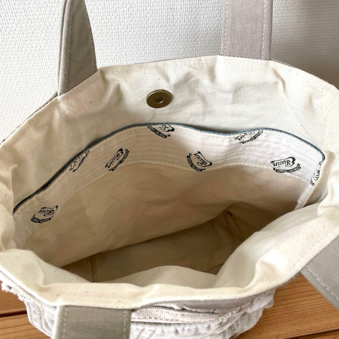 【専用】お散歩バッグ ベージュ カーゴ リメイク　トート ハンドメイド