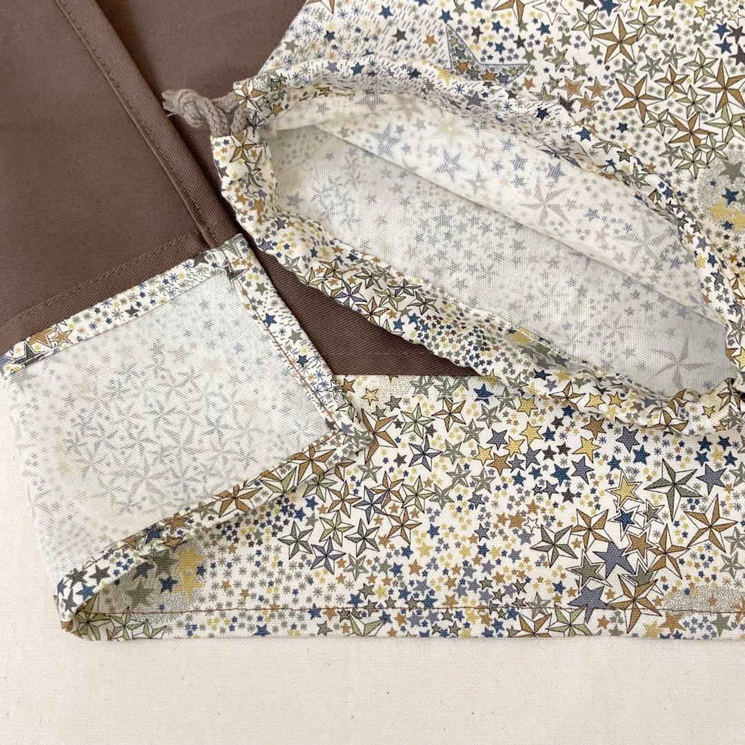 《LIBERTY生地使用》通園通学グッズ　5点セット(アデラジャ) 星柄