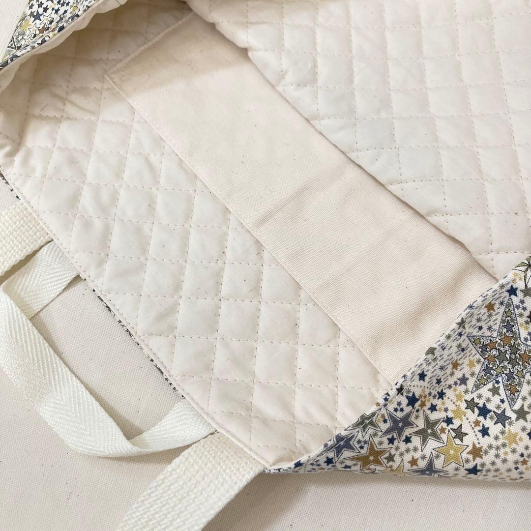 《LIBERTY生地使用》通園通学グッズ　5点セット(アデラジャ) 星柄