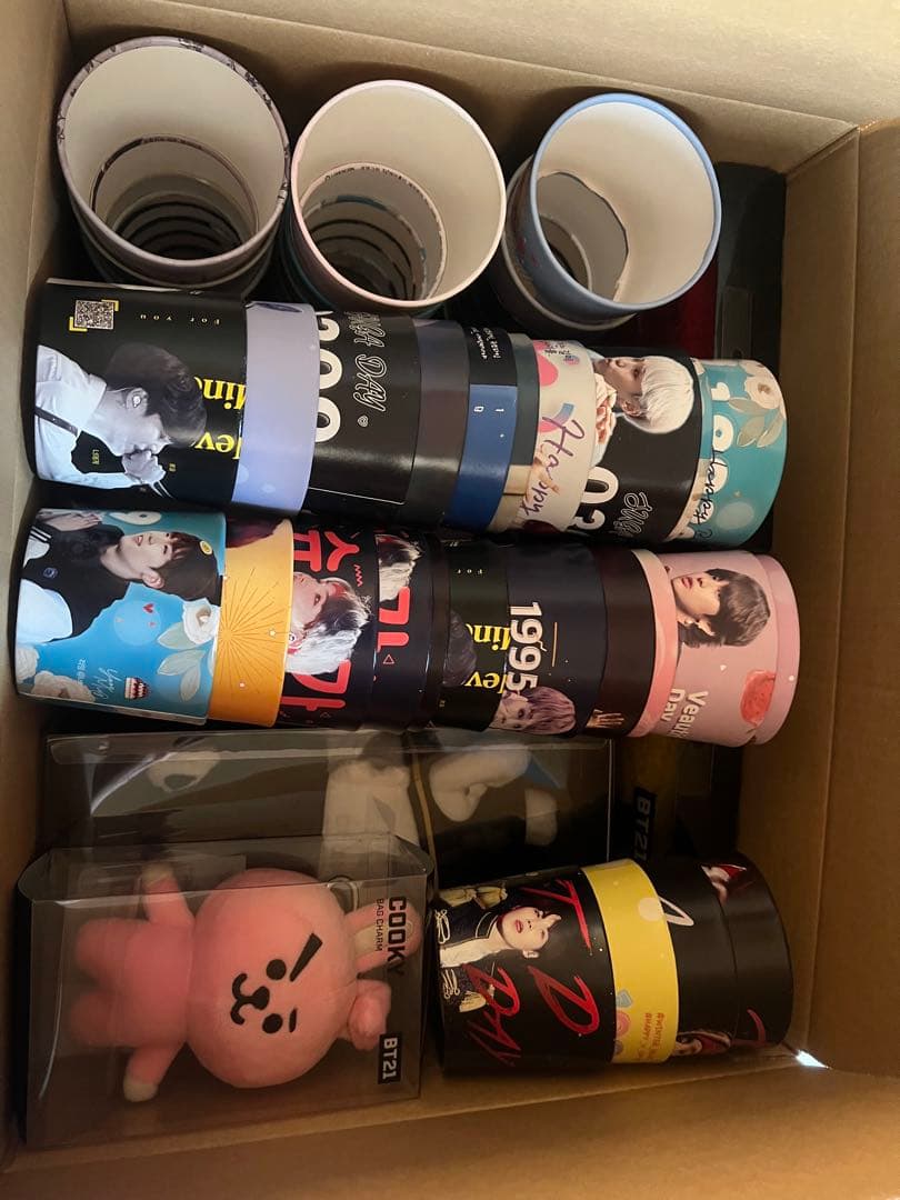 bts ヒップホップモンスター ジミン ホソク BT21 ぬいぐるみ ポーチ