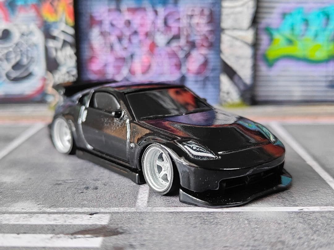 ホットウィールカスタム フェアレディZ 全塗装 ワイスピ☆☆深リム☆トミカ改造