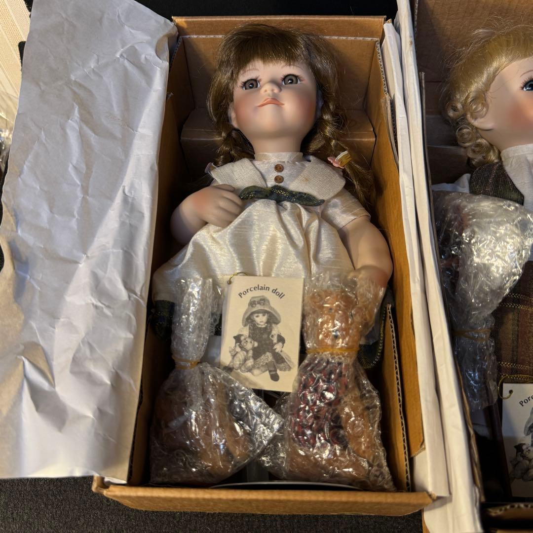 CASCO ビスクドール　「マイクとレイラ」限定品 手作り人形