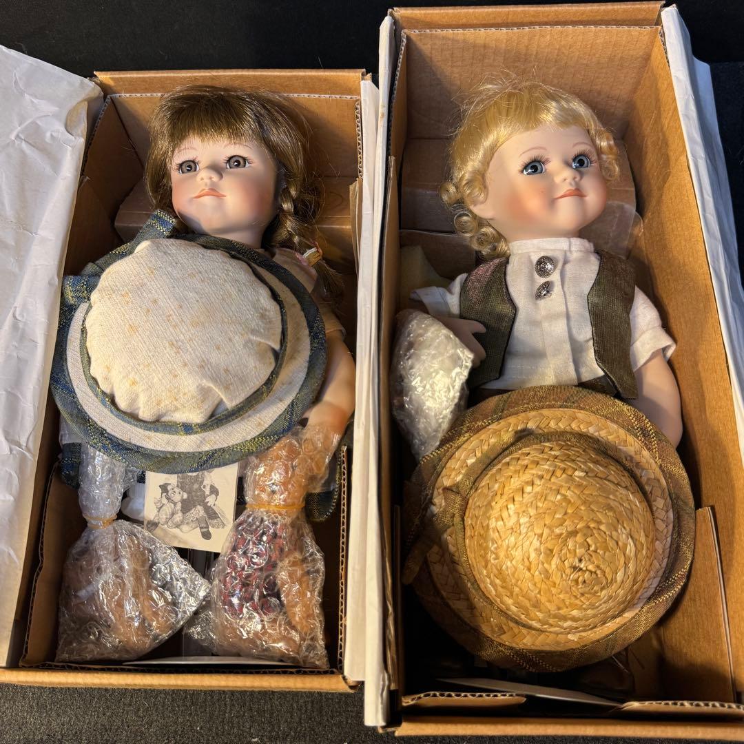 CASCO ビスクドール　「マイクとレイラ」限定品 手作り人形