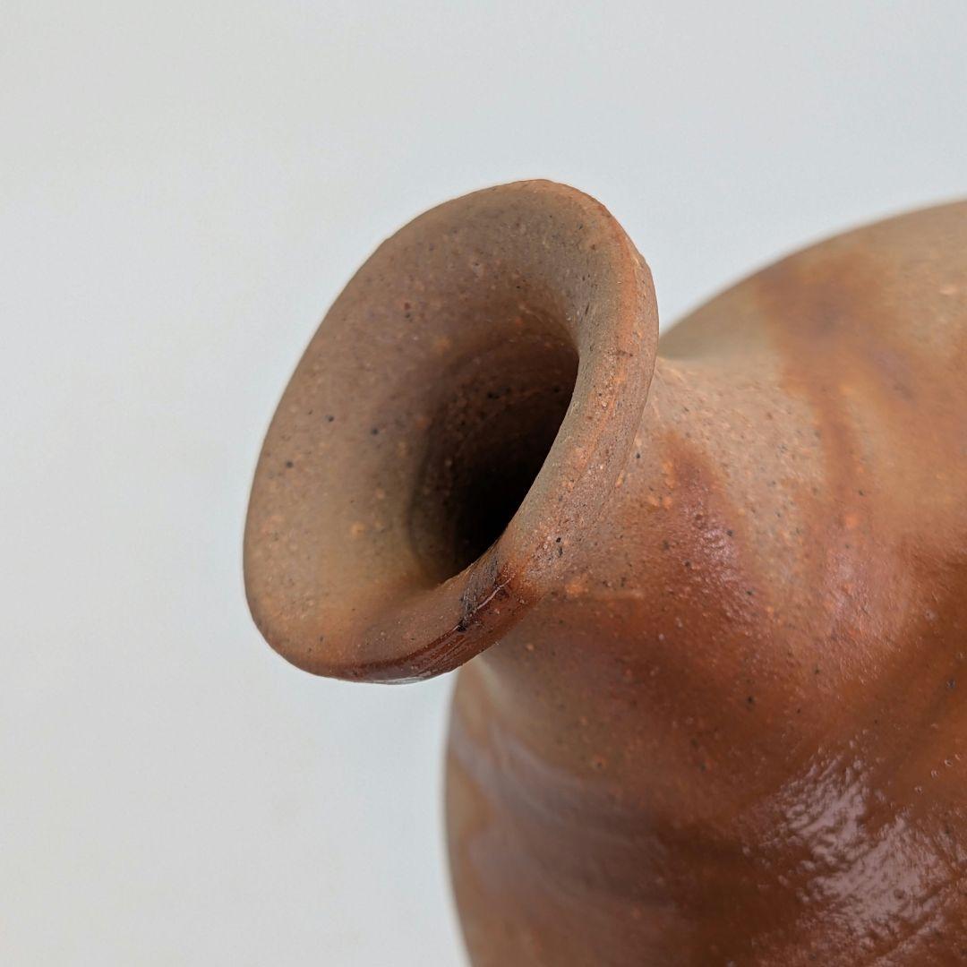 備前市無形文化財 森泰司 備前焼 緋襷徳利 共箱共布栞 酒器 とっくり 食器