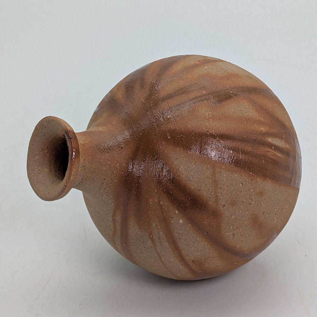 備前市無形文化財 森泰司 備前焼 緋襷徳利 共箱共布栞 酒器 とっくり 食器