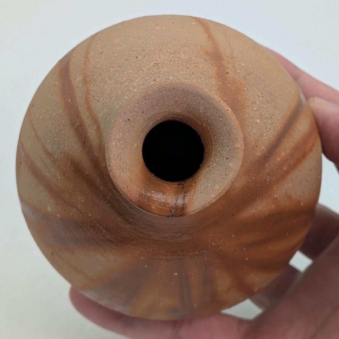 備前市無形文化財 森泰司 備前焼 緋襷徳利 共箱共布栞 酒器 とっくり 食器