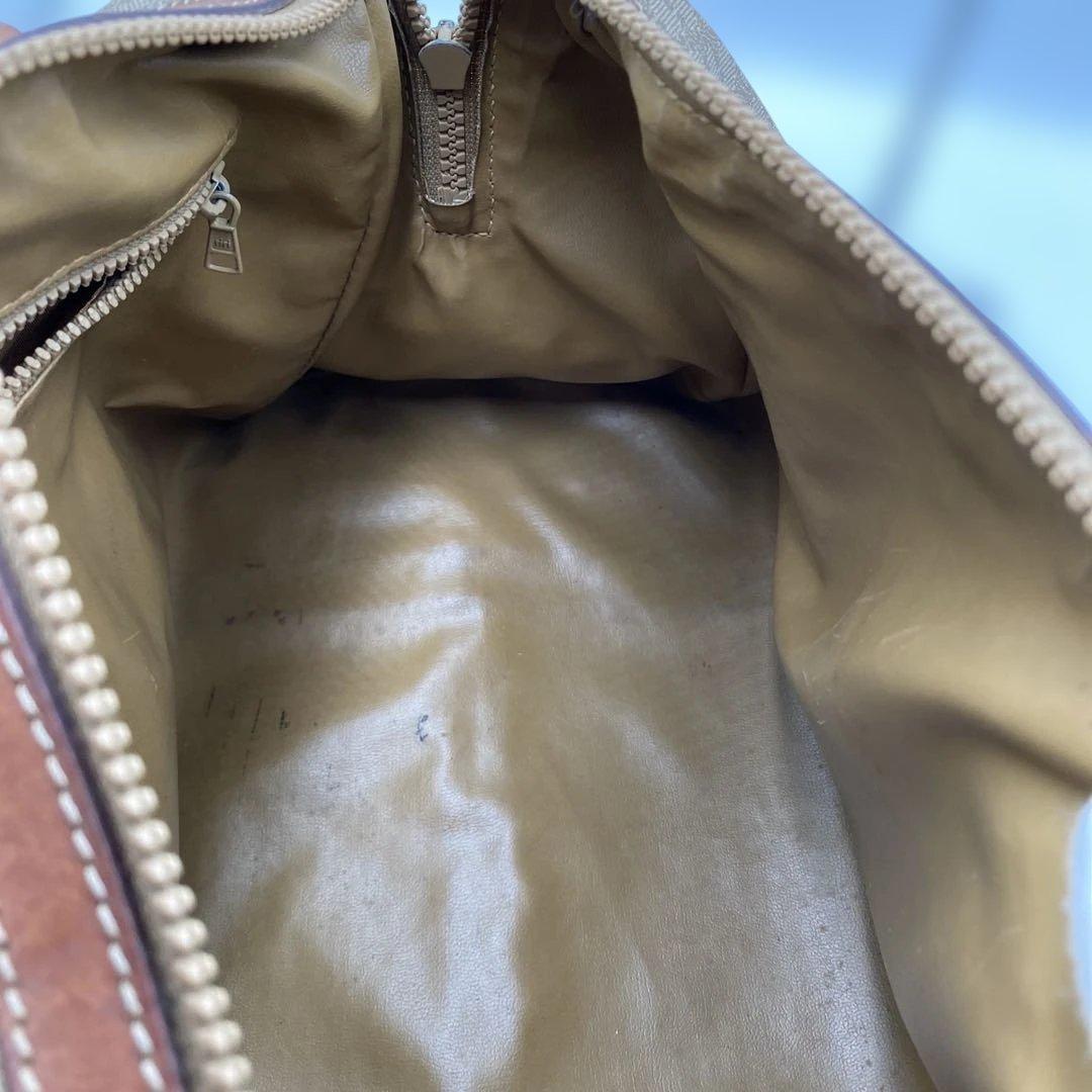 セリーヌ マカダム柄 ボストンバッグ ハンドバッグ トリオンフ ビンテージ