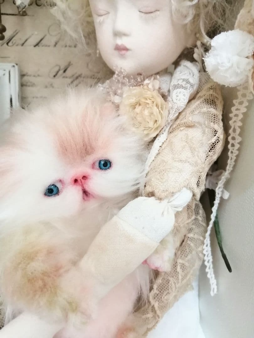 小さなプリンセス♡可愛い子猫ちゃん♡アートドール♡ぬいぐるみ♡