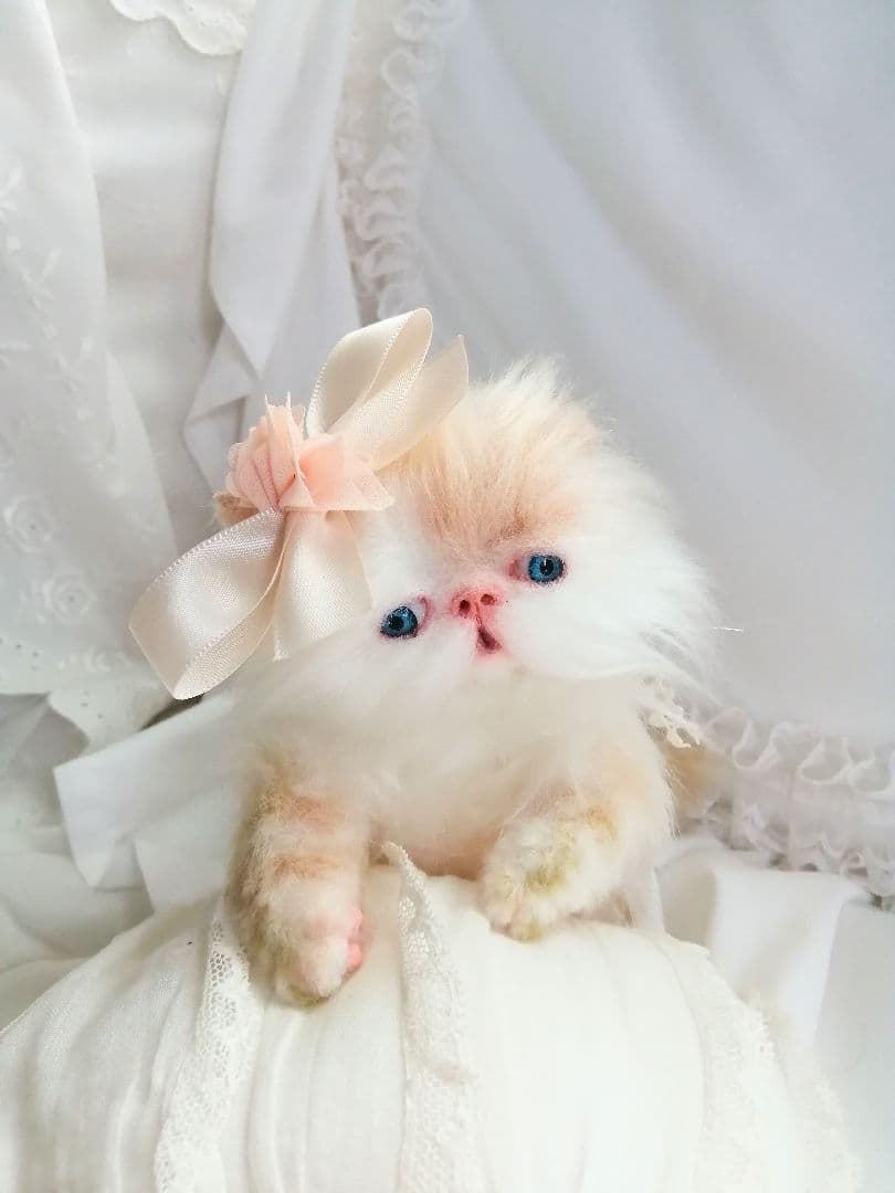 小さなプリンセス♡可愛い子猫ちゃん♡アートドール♡ぬいぐるみ♡