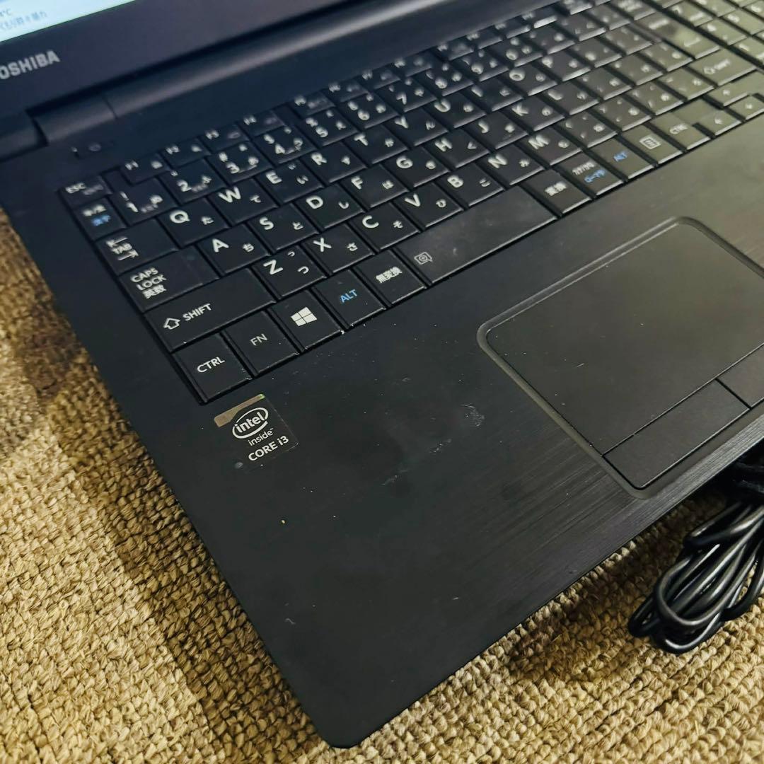 S253 TOSHIBAノートパソコンSSDメモリ8G高速 Windows11