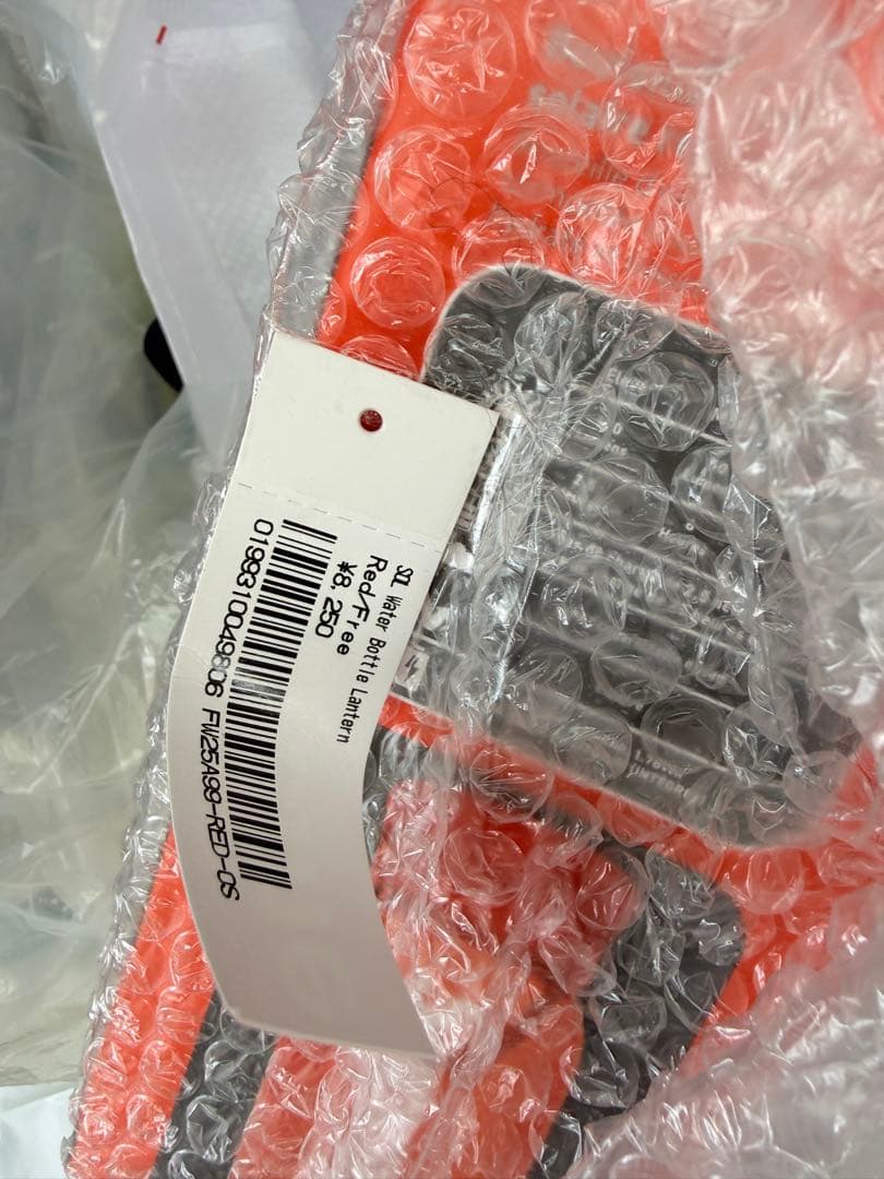 Supreme 赤い水筒 充電式ソーラーランタン新品未使用