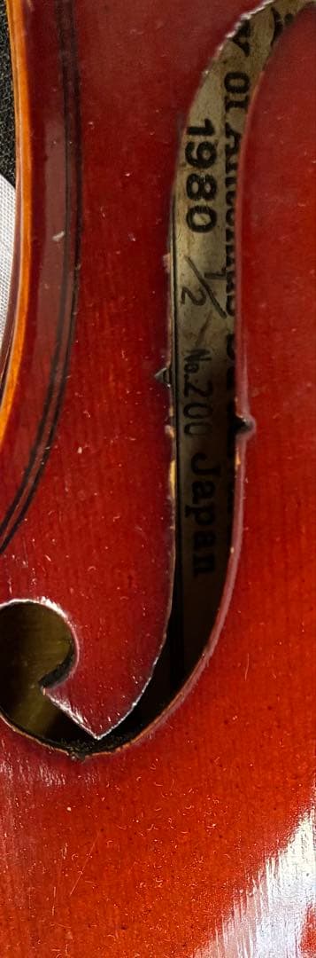 木曽スズキヴァオリン 2/1 ￼身長115-125cm位のお子様の練習用です。1