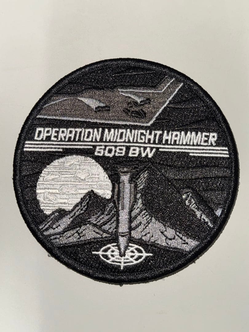 B-2 イラン空爆パッチ　オペレーション　ミッドナイトハマー　横田基地