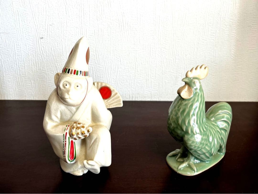 十二支陶器置物　フルセット　たち吉