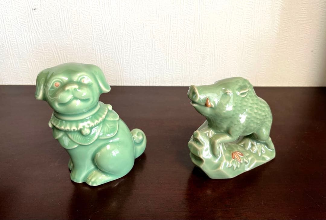 十二支陶器置物　フルセット　たち吉