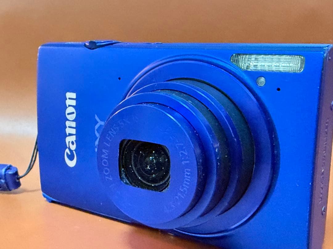 【美品】Canon IXY 420F ブルー 専用ケース・SD保護フィルム貼付