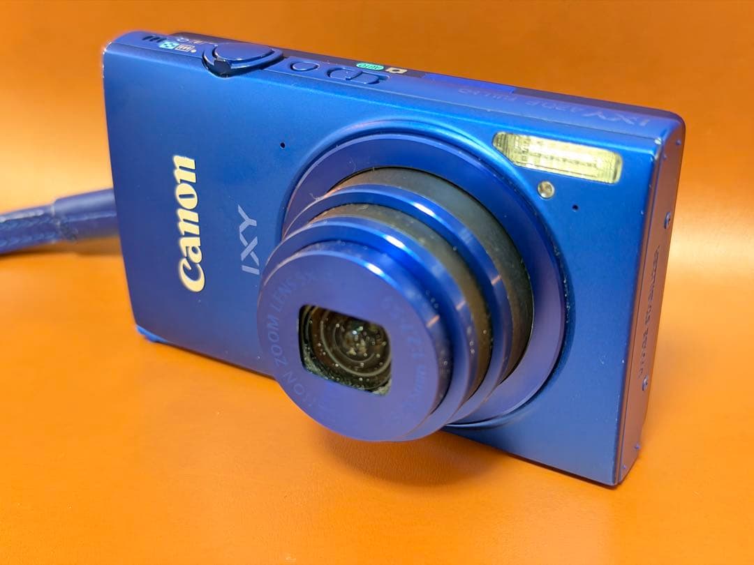 【美品】Canon IXY 420F ブルー 専用ケース・SD保護フィルム貼付