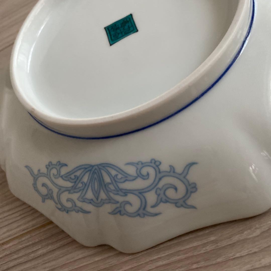 ★美品★昭和レトロ 九谷焼 青郊窯 皿4枚セット 送料750円込