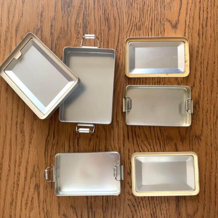 アルミ製　弁当箱　レトロ　昭和40年代　50年前 10点