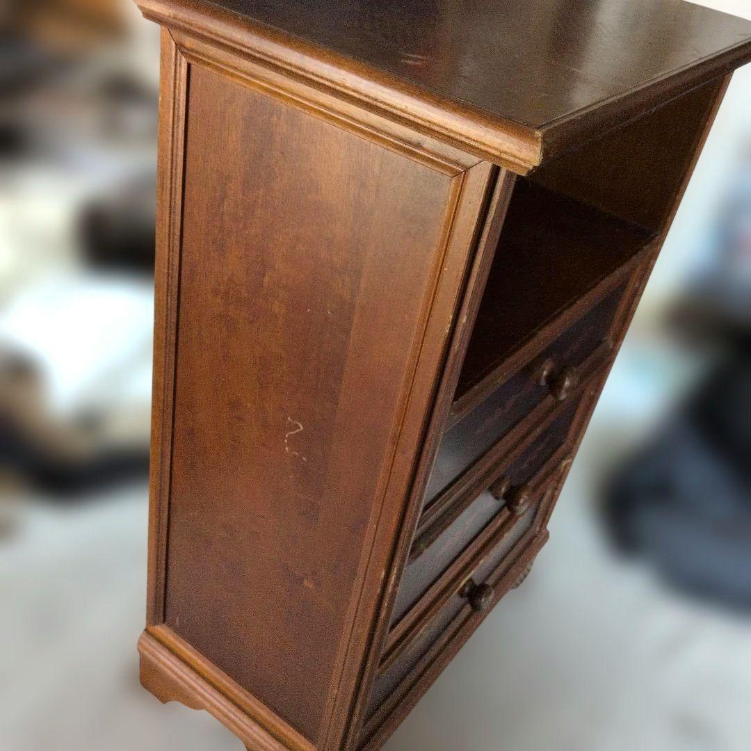 イタリア製　象嵌　木製チェスト　伝統工芸　アンティーク　レトロ