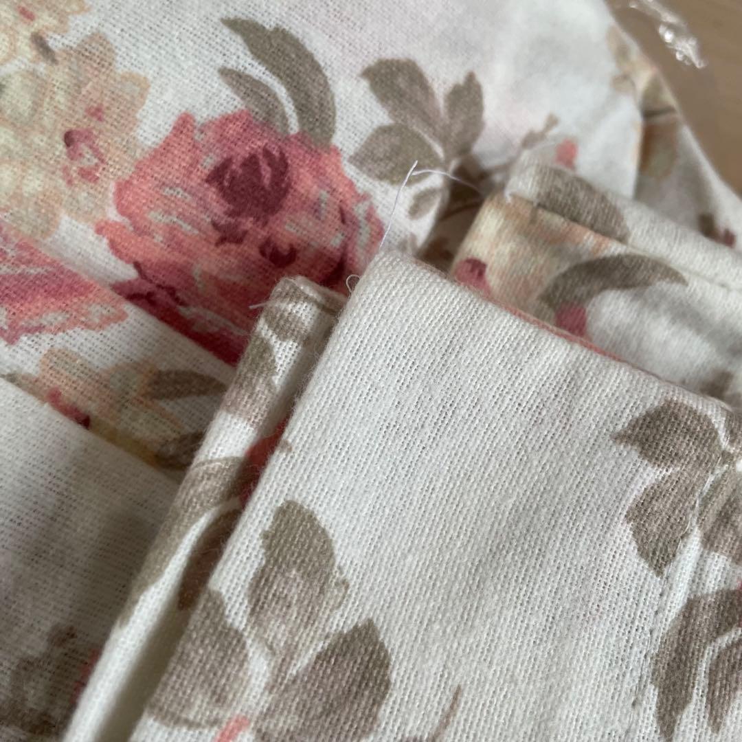 ローラアシュレイ　フランネルシーツ　4点セット　フルサイズ　S1329