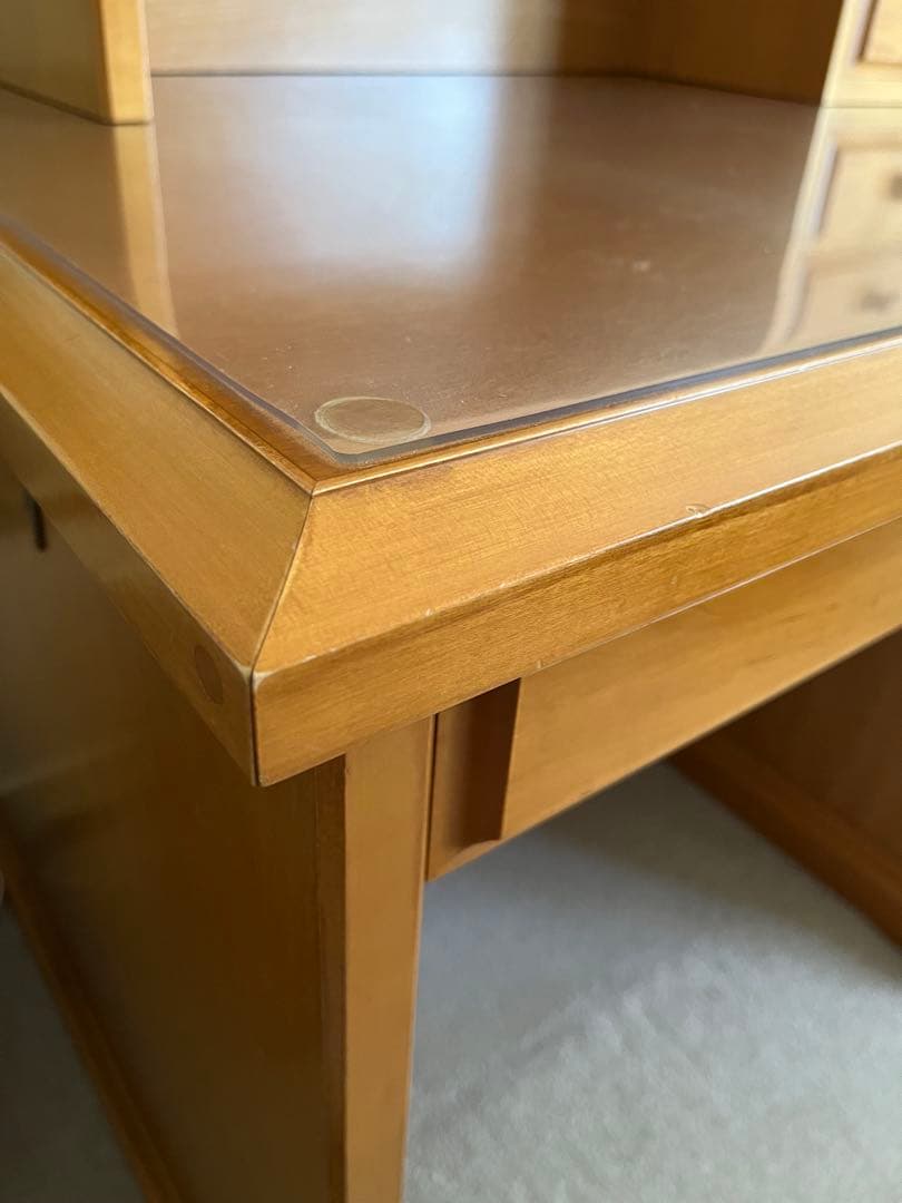 ＊美品＊ 天然木メープル学習デスク