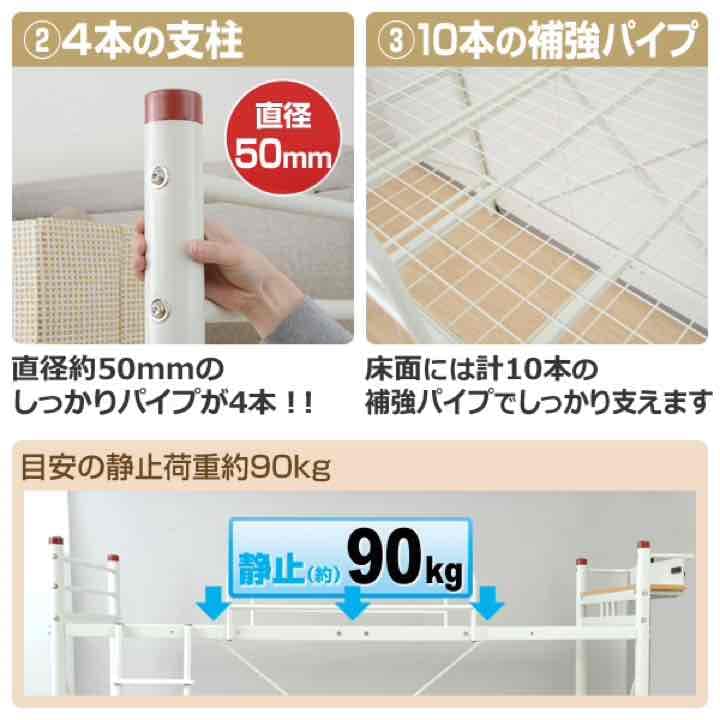 YAMAZEN セミロフトベット