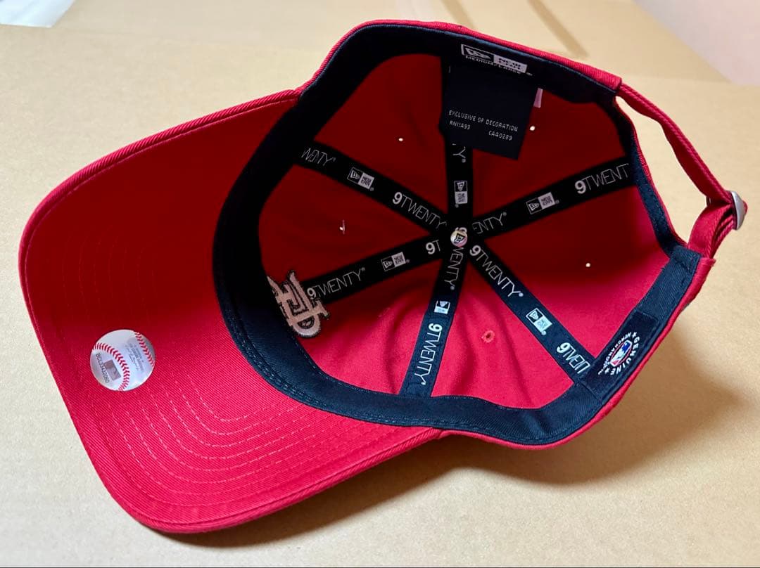 日向坂46 × MLB × New Era キャップ カージナルス 上村ひなの