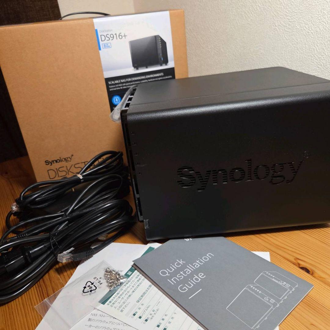 美品！Synology NAS DS916+ メモリ8GBモデル