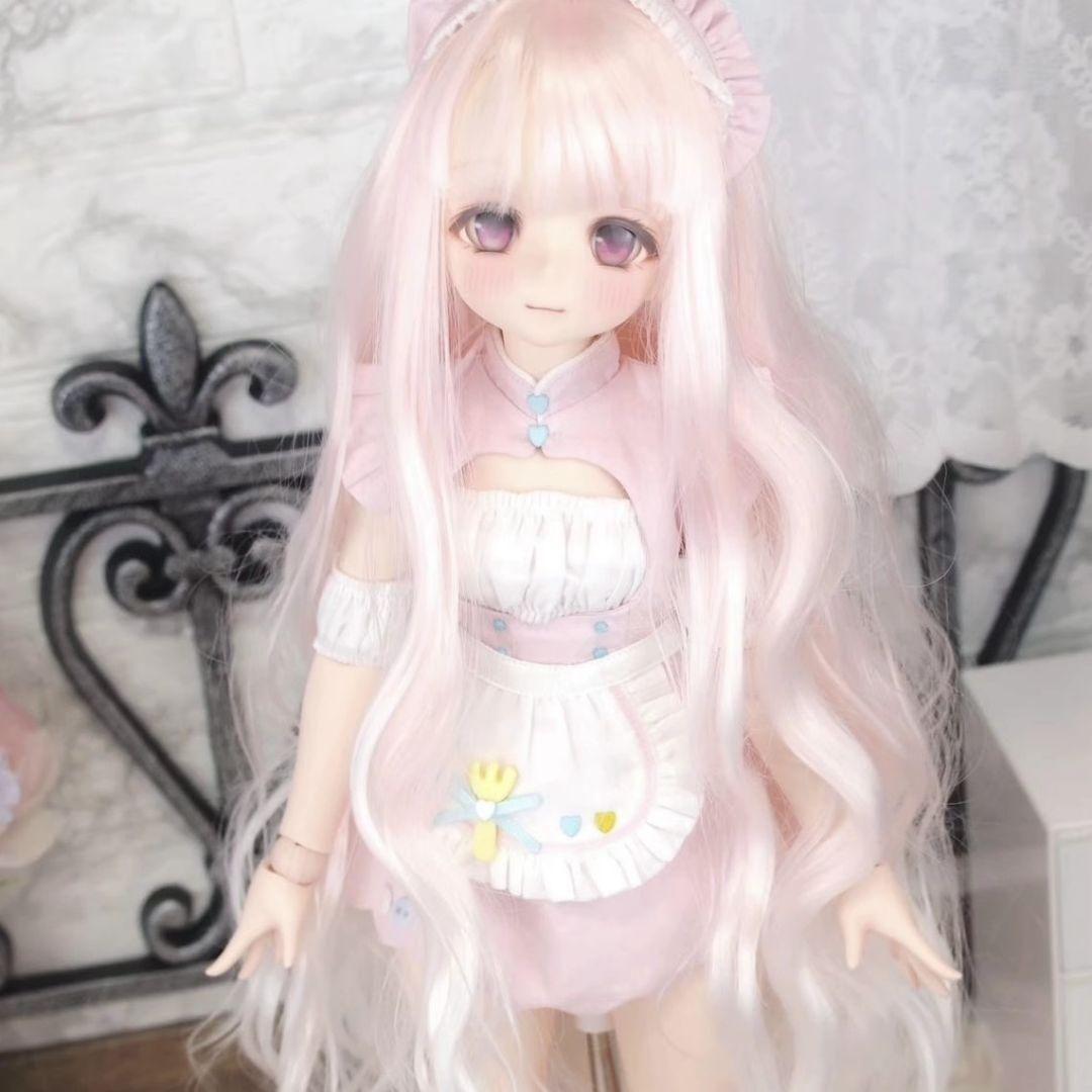 AX767 BJD 1/3 人形 ドール　用ウィッグ カツラ 耐熱 ハンドメイド