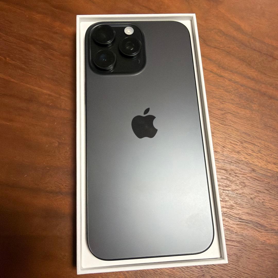 iPhone16 Pro max ブラックチタニウム 256GB SIMフリー