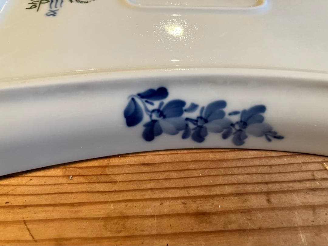 ロイヤルコペンハーゲン　ブルーフラワー　レクタングルディッシュ