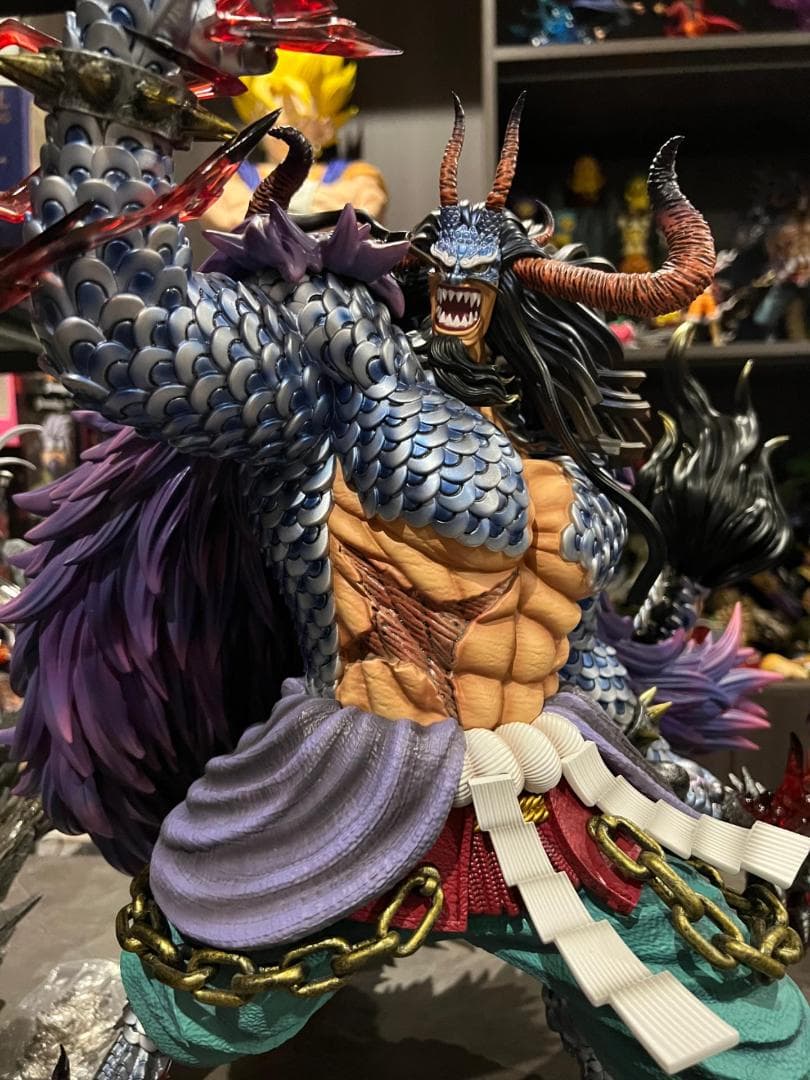 ワンピース 百獣のカイドウ 人獣型 フィギュア ガレージキット 塗装済み完成品