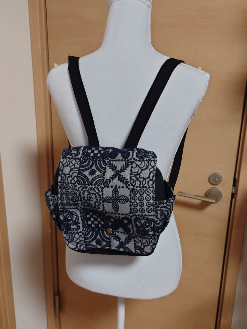 forest tile gray　ミナペルホネン　リュック　キッズリュック