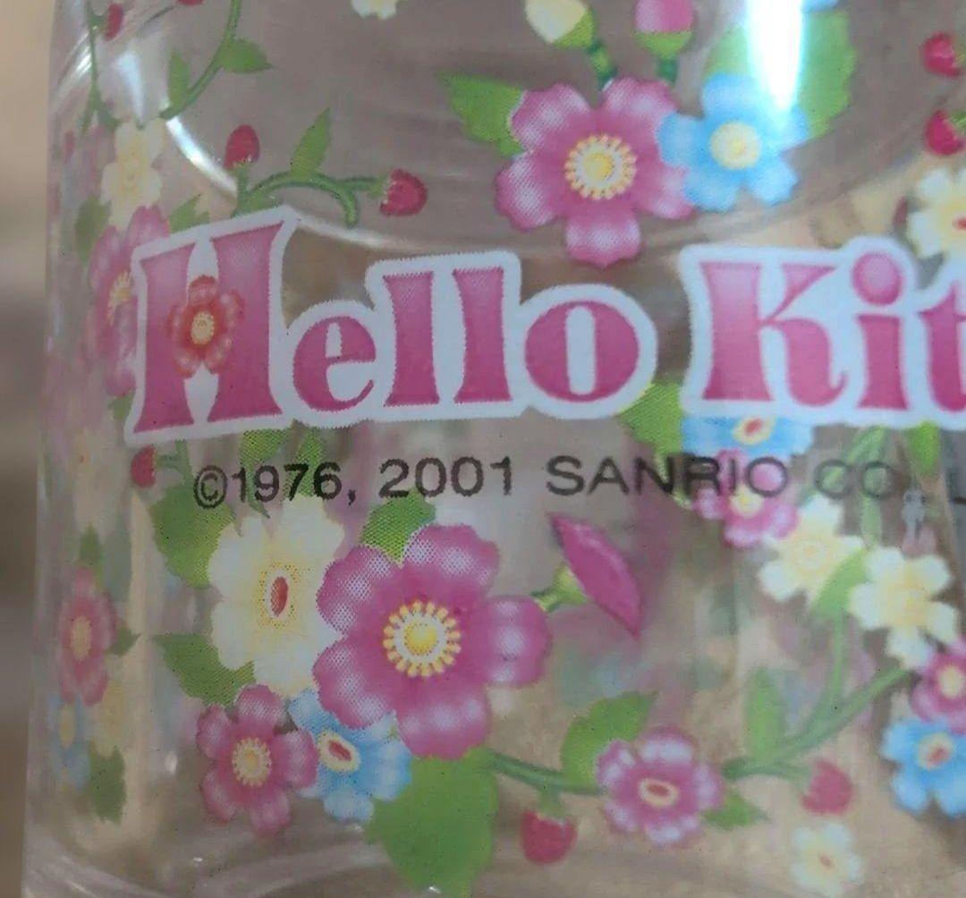 【平成レトロ】当時物　ハローキティ 花柄調味料入れ 2個セット2001 レア物